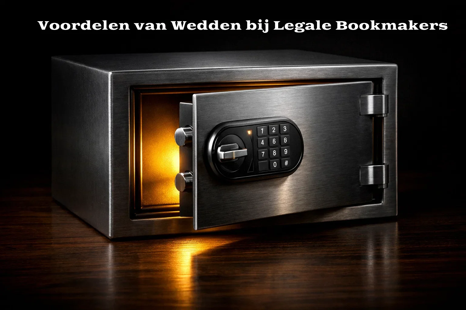 Beveiligde kluis met slot symboliseert financiële bescherming van spelersgeld